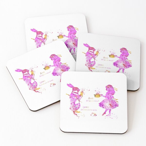 Item preview, Alice in Wonderland, Alice and White Rabbit designed and sold by Rosaliartbook.