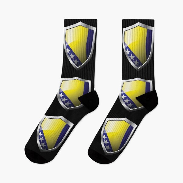 Item preview, Strong Bosnia And Herzegovina Flag Shield Country designed and sold by HelloFromAja.