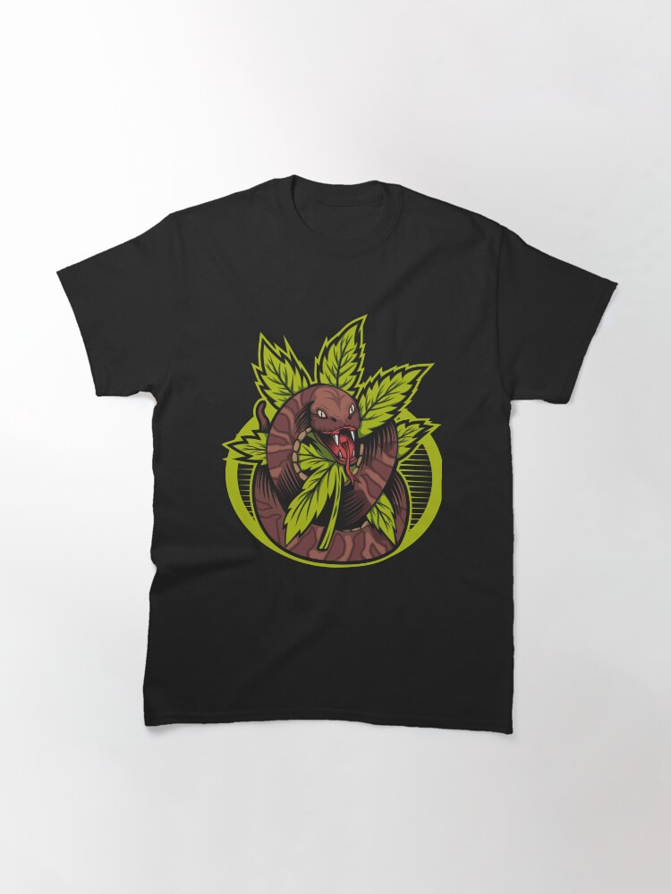 Alternate view of cannabis snake Classic T-Shirt