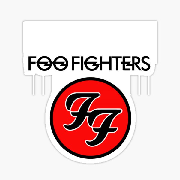 Sticker Foo Fighters Redbubble