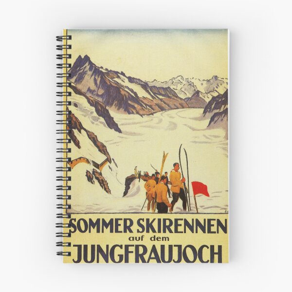 Artikelvorschau, Jungfraujoch vintage travel poster entworfen und verkauft von stickart-marek.