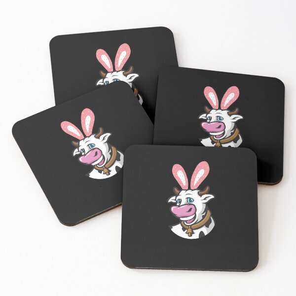 Item preview, unny Easter Shirt for Women with a Cow with Bunny Ears designed and sold by danyc88.