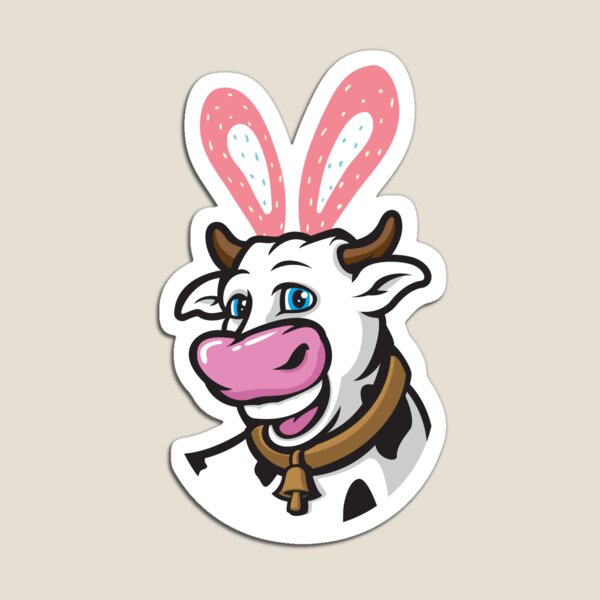 Item preview, unny Easter Shirt for Women with a Cow with Bunny Ears designed and sold by danyc88.