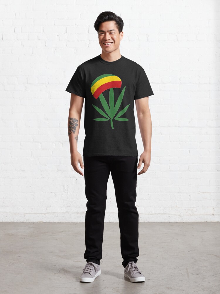 Alternate view of Reggae cannabis leaf Classic T-Shirt