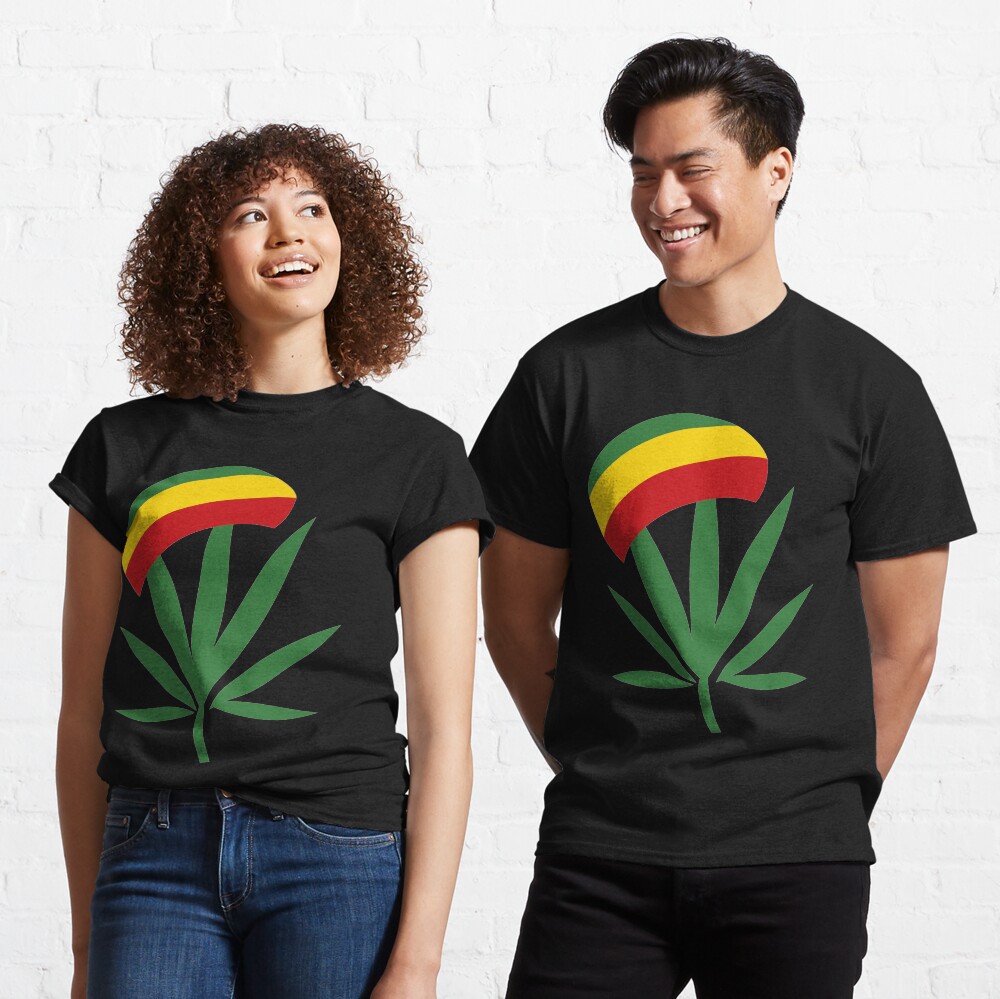 Reggae cannabis leaf Classic T-Shirt