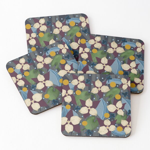 Item preview, Warm night botanical pattern designed and sold by Pacesyte.