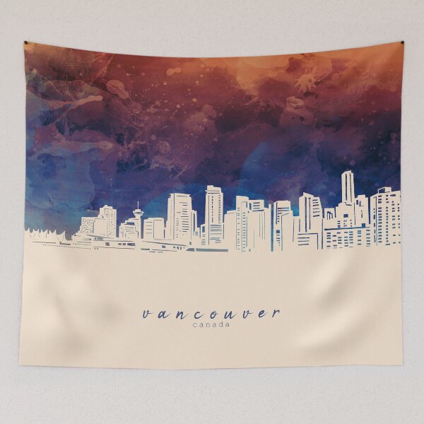 Item preview, vancouver skyline designed and sold by BekimART2.