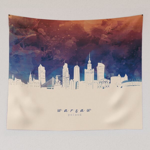 Item preview, warsaw skyline designed and sold by BekimART2.