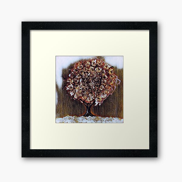 Tree Art 1 designed and created by Janet Watson Art Framed Art Print
