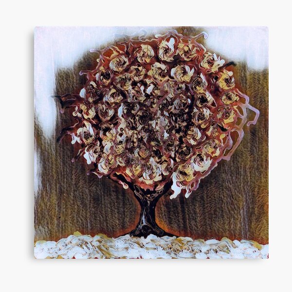 Tree Art 1 designed and created by Janet Watson Art Canvas Print