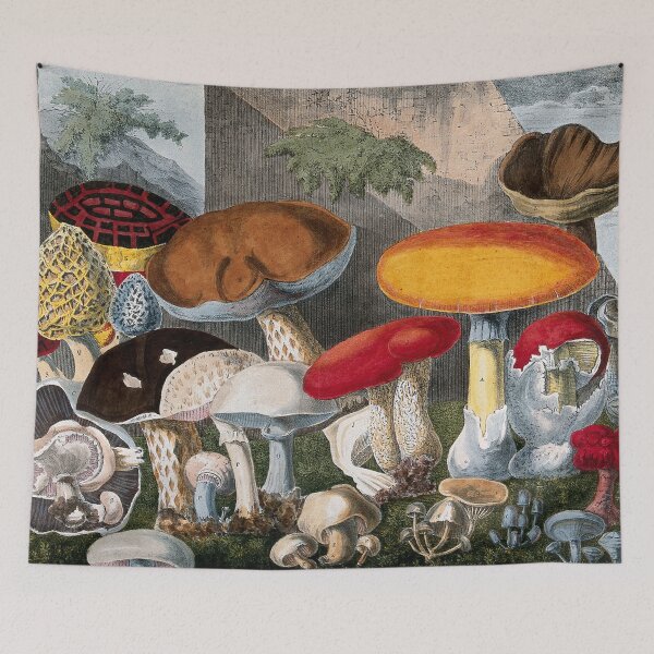 Item preview, Vintage Edible Fungi Mushroom Champignons designed and sold by MagicBoutique.