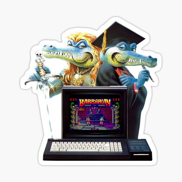 Artikel-Vorschau von Amstrad CPC Vintage Croco Barbar, designt und verkauft von mr-jerichotv.
