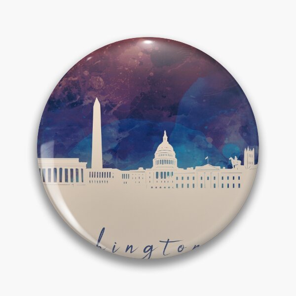 Item preview, washington dc skyline designed and sold by BekimART2.