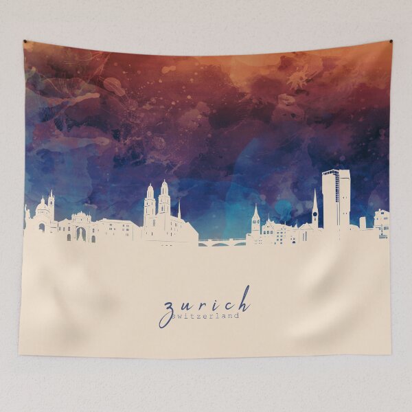 Item preview, zurich skyline designed and sold by BekimART2.