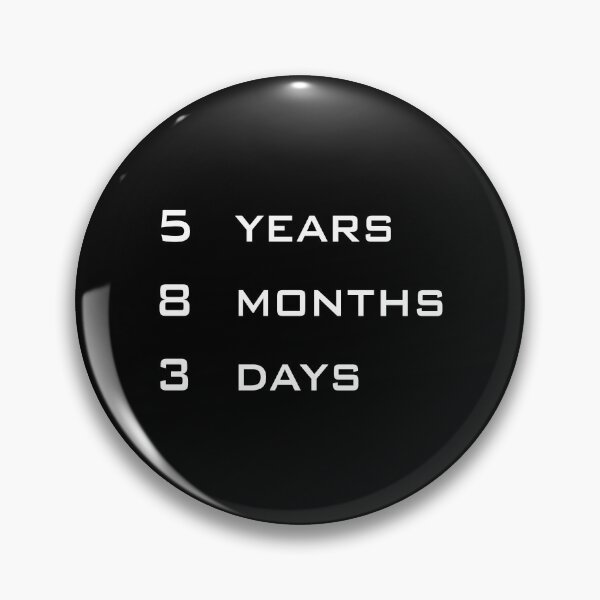 Artikelvorschau, Abstand | 5 Jahre, 8 Monate, 3 Tage entworfen und verkauft von The-Keepers.