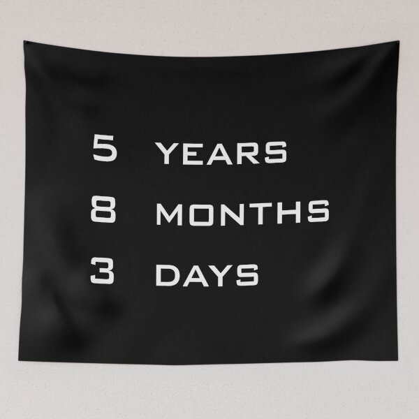 Item preview, Spaced | 5 Years, 8 Months, 3 Days designed and sold by The-Keepers.