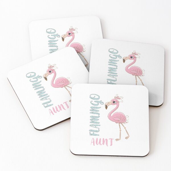 Item preview, Flamingo Aunt Adorable Pink Flamingo Bird Drawing Bday Party Gift For Auntie designed and sold by FunnySunny T-Shirts.