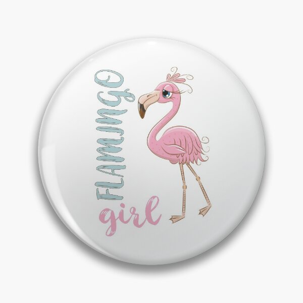 Item preview, Flamingo Girl Adorable Pink Flamingo Bird Drawing Bday Party Gift For Her Flamingo Lover designed and sold by FunnySunny T-Shirts.