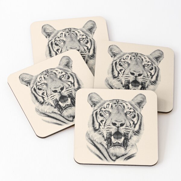 Item preview, Tiger Portrait of Majestic Male Bengal Tiger designed and sold by Scotch Macaskill.