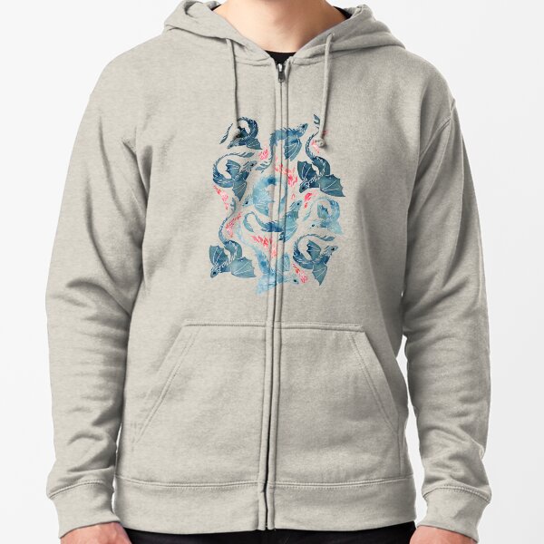 Dragon fire Zipped Hoodie
