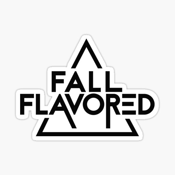 Fall Flavored logo 1 noir Sticker