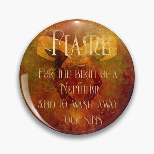 Item preview, FLAME for the birth of a Nephilim and to wash away our sins. Shadowhunter Children's Rhyme designed and sold by literarylifeco.