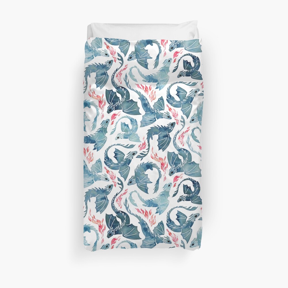 Dragon fire Duvet Cover