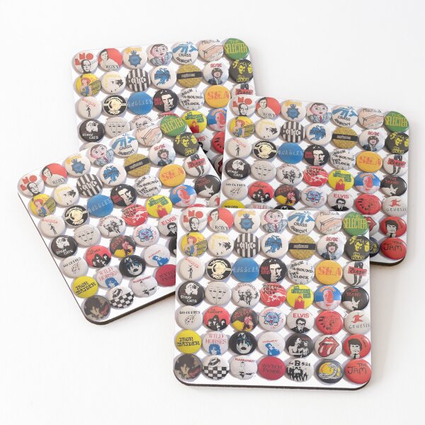 Item preview, A Load Of Music Badges No.3 - 1970s and 1980s - pop, rock, punk, new wave designed and sold by circuitsnap.