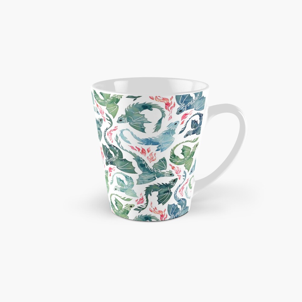 Dragon fire blue & green Coffee Mug