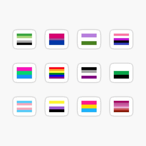 Pride Flag Mini Sticker Set Sticker