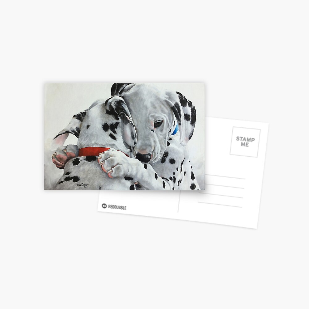 Dalmatian pups - Forever Friends. Postcard