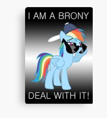 Rainbow Dash Brony Leinwanddruck