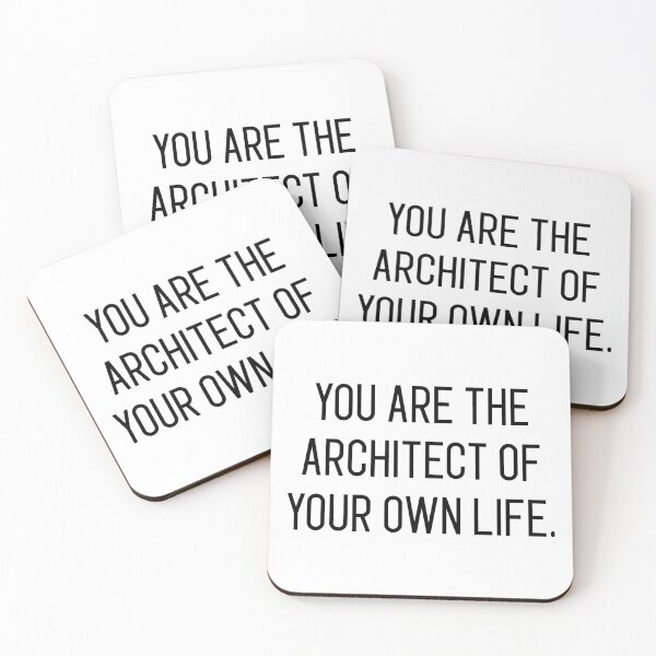 Item preview, you are the architect of your own life designed and sold by motivation4you.