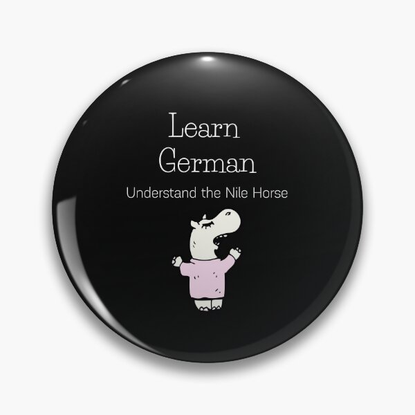Item preview, Learn German Funny Hippo  designed and sold by Time4German.