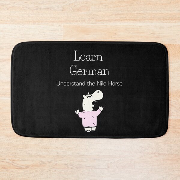 Item preview, Learn German Funny Hippo  designed and sold by Time4German.