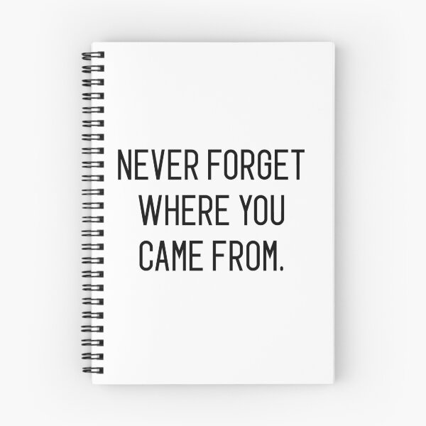 Item preview, never forget where you came from designed and sold by motivation4you.