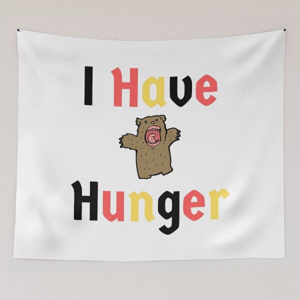 Item preview, Hungry Bear Clever Funny German Deutsch designed and sold by Time4German.