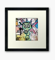 Skull Attack Framed Print