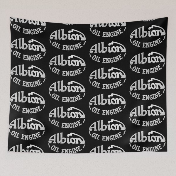 Aperçu de l'œuvre Logo Vintage Albion Oil Engine créée et vendue par soitwouldseem.