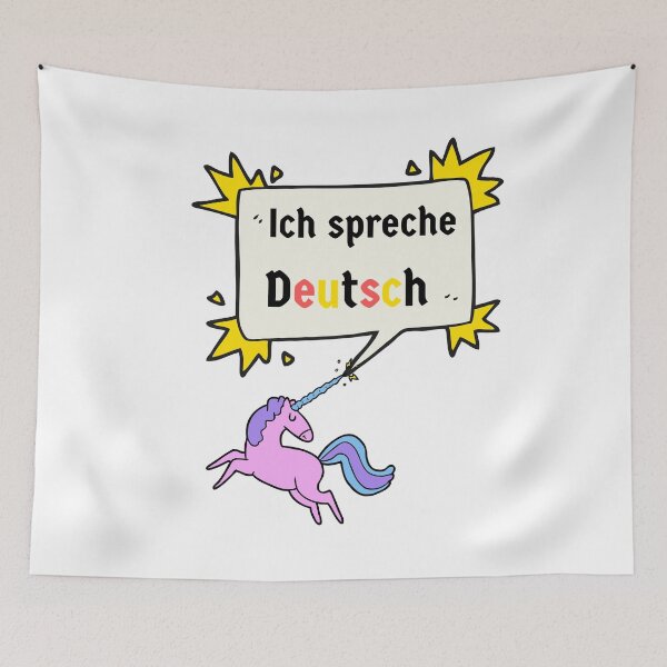 Item preview, Unicorn I Speak German Ich spreche Deutsch designed and sold by Time4German.