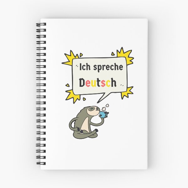 Item preview, Sloth Coffee I Speak German Ich spreche Deutsch designed and sold by Time4German.