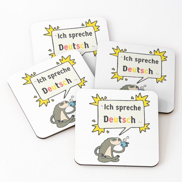 Item preview, Sloth Coffee I Speak German Ich spreche Deutsch designed and sold by Time4German.