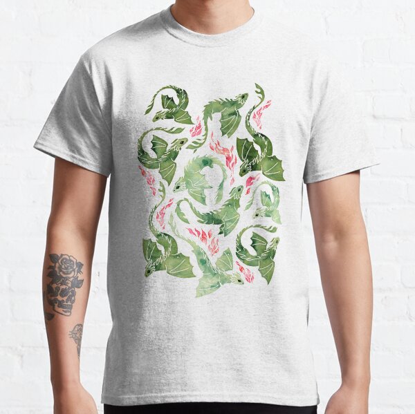 Dragon fire green Classic T-Shirt