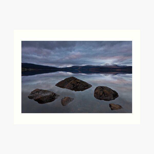 Clatteringshaws Loch Art Print