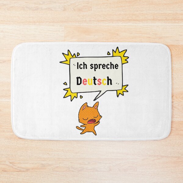 Item preview, I speak German Ich spreche Deutsch Cute Cat designed and sold by Time4German.