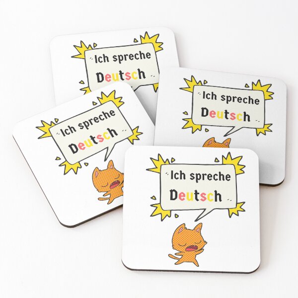 Item preview, I speak German Ich spreche Deutsch Cute Cat designed and sold by Time4German.