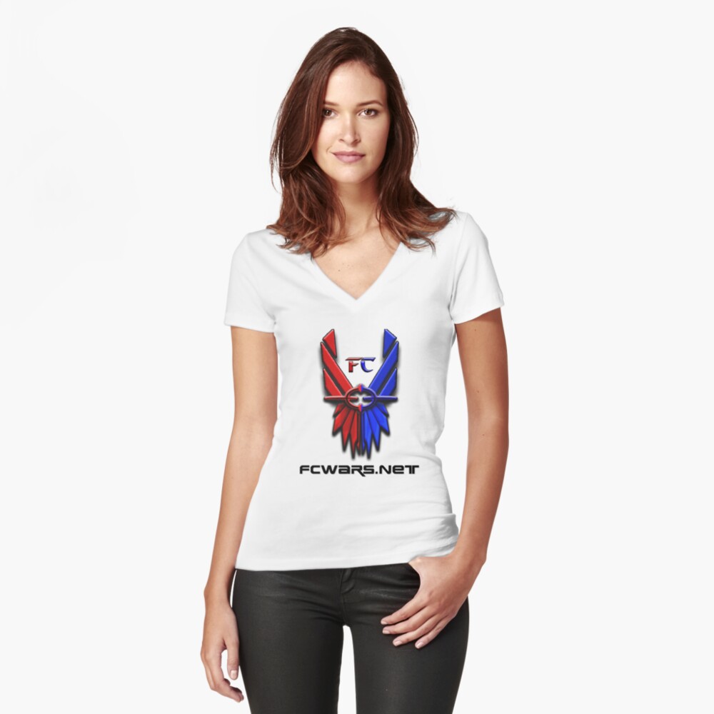 Item preview, Fitted V-Neck T-Shirt designed and sold by FCRevolutions.
