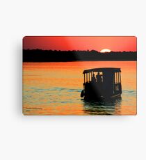 Zambezi Sunset Metal Print