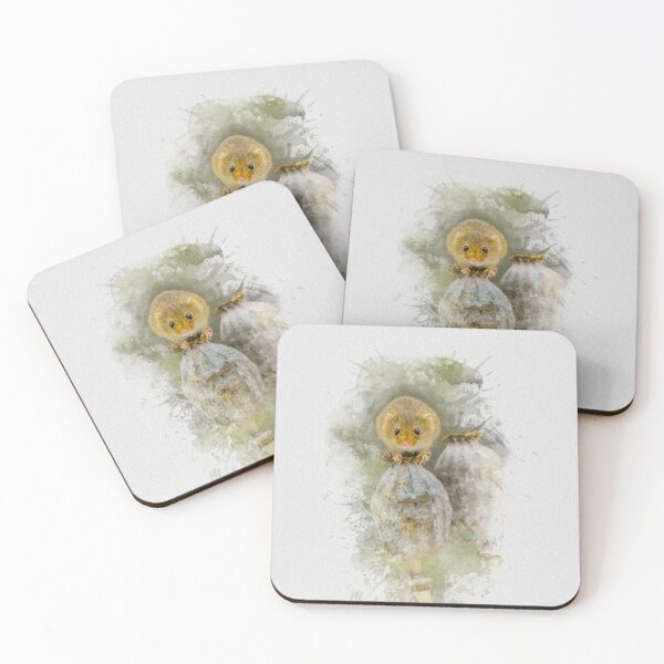 Item preview, Harvest Mouse Watercolour Photograph. designed and sold by Jane Stanley Photography.