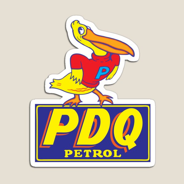 Vintage gasoline sign PDQ petrol Magnet